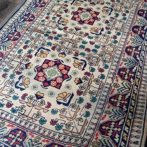 Stunning Brand New Afghan Turkmen Bokhara Soft Well-made Handmade Rug, Bokhara Rug, Handmade Wool Area Rug, High Quality Rug