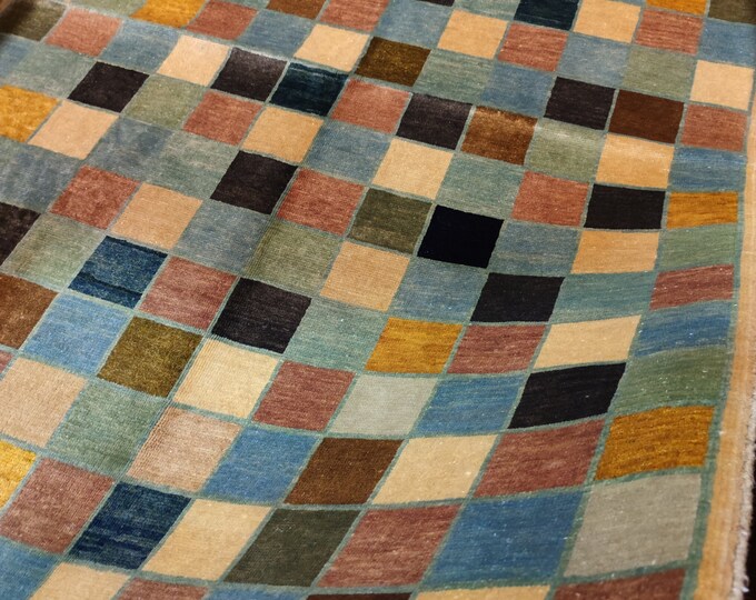 Afghan Rug handmade rug, Contemporary handmade rug, gabba rug, modern rug, wool rug, soft rug, living room rug, bedroom rug, Turkmen Rug