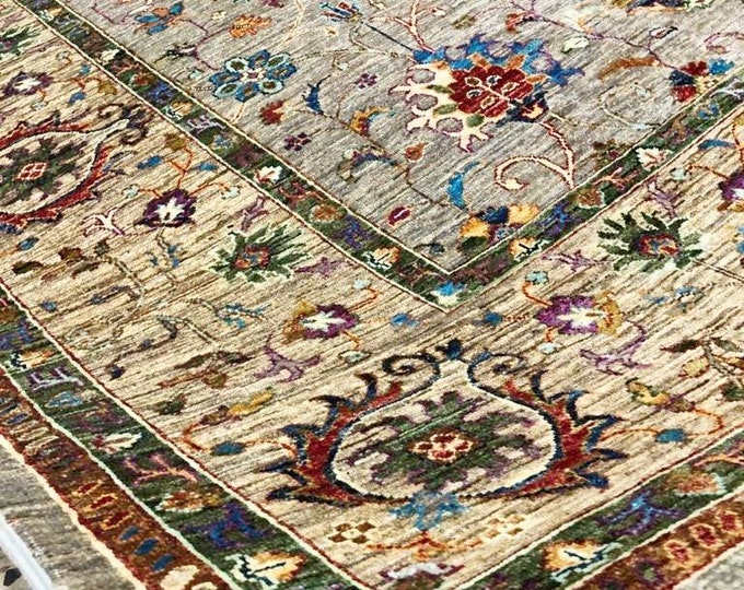 Afghan rug 7x10 oushak rugs, doormat rug, modern furniture, persian rug, entryway rug, bedroom rug, entrance rug, bathroom rug, modern rug