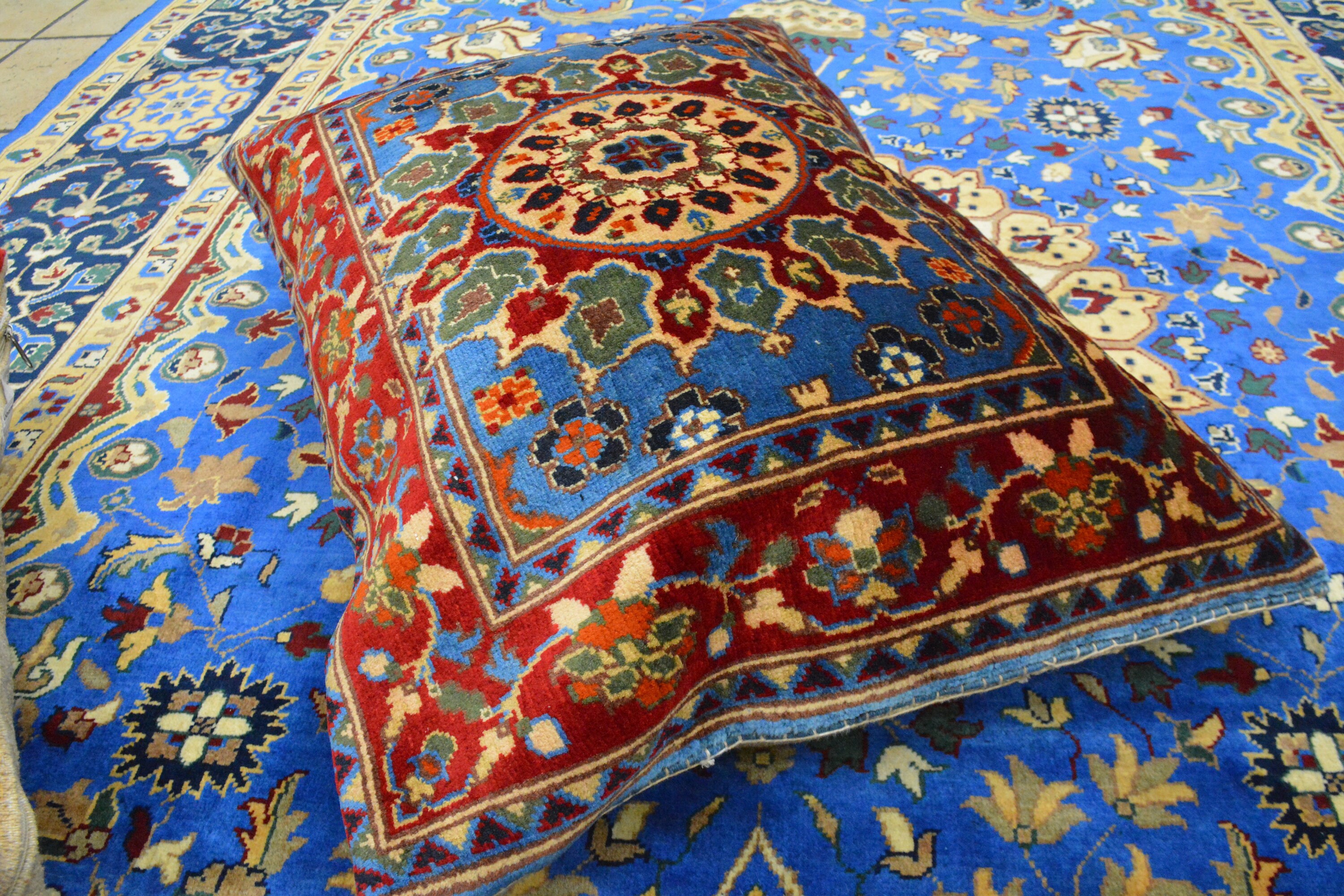 Set of four Persian Pillow Cover Blue Pillow Cover Custom Etsy