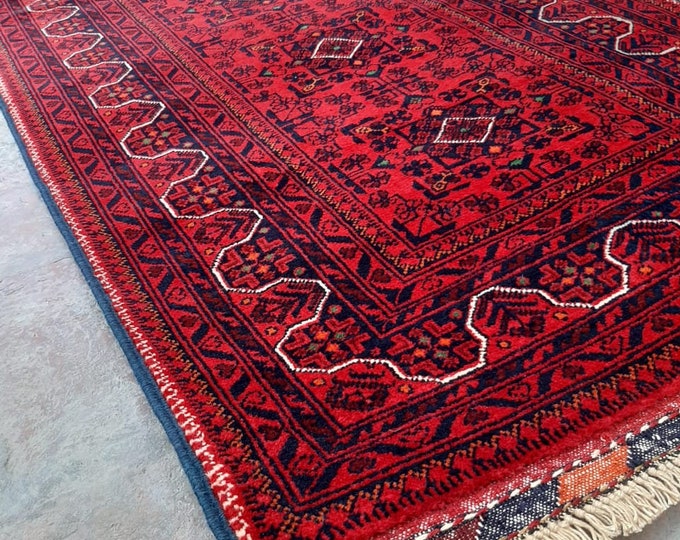 2'56X29 High-quality Afghan Khamyab runner rug, rug, vintage rugs, kilim rug, hand made rug, antique distressed persian rug, large floor rug