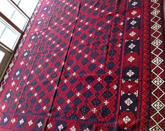 9'2 x 15 Ft Well-made Handwoven Maimana kilim, Persian rug, Kilim Rug, Afghan Rug, Kilim, Rugs, Home Decor, Persian rug, Area Rug,