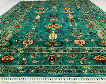 Rug, turkish rug, area rug, hand knotted wool rug - living room rug - bedroom rug - gray oushak, rustic home decor, decor, moroccan rug