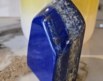 Free Form A+++ Lapis Lazuli, Freeform, Polished Tumble, chunky stone