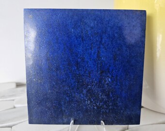 10 x 10 Cm Lapis Lazuli Stone Tile | Polished, Boho, Strength, mineral specimen, peace, High Grade, manifestation, Lapis Lazuli pendant
