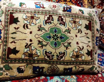 Persian Pillow Cover | Blue Pillow Cover | Custom Handmade Pillow | | Majlis Pillow | Afghan Pillow Cover | Afghan Pillow Set | decor