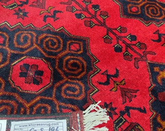 8x11 Afghan rug, persian rug, hand hooked rugs, scandinavian decor, rug runner, war rug, afghan rugs, aztec rug, small rug, chindi rug