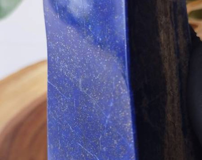 Free Form A+++ Lapis Lazuli , Lapis Freeform, Lapis Lazuli Tumble, Polished Tumble, Crystal decor, blue stone, Pyrite slab, natural lapis