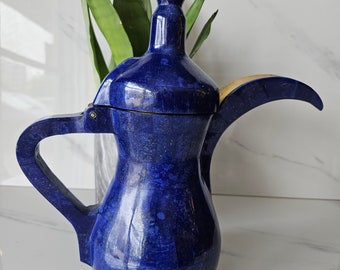 Stunning Lapis Lazuli, Tea pot, Water Pot made in Afghanistan, decor, home decor, gift for her, gift for Mom, gift for him