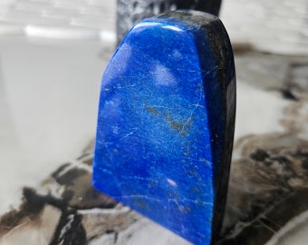 A++ Lapis Lazuli Free Form, Raw Natural Blue Stone, Reiki Chakra Stone, jewlery, Chakra, Crystal Decor, Succulent, success, Love, polished