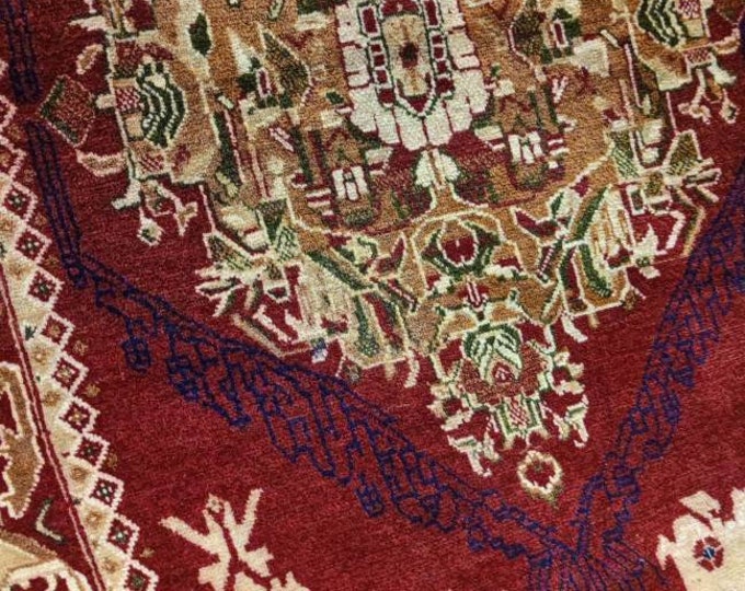 Beautiful well-made Afghan Handmade rug that feels incredibly soft!