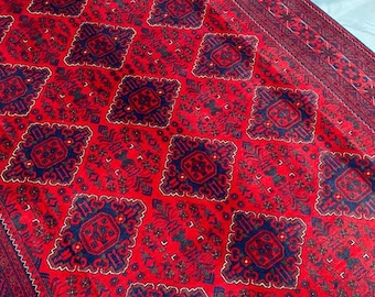 7x10 Ft Khamyab, navajo rug, scandinavian decor, nursery decor, hand made rug, oriental rug, antique distressed persian rug, vintage rug