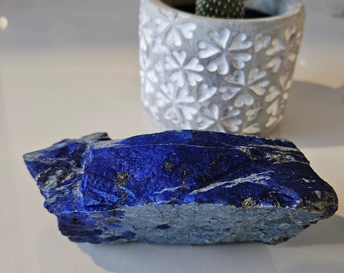 Natural Raw Top-quality Lapis Lazuli from Mine 4, Lapis Lazuli, Lapis Lazuli Mine 4 Badakhshan Afghanistan, Unpolished stone Crystal