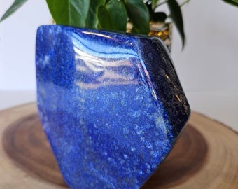 Free Form A+++ Lapis Lazuli , Lapis Freeform, Lapis Lazuli Tumble, polished slab, leadership, Decor, Stability, Desk Accessories, willpower