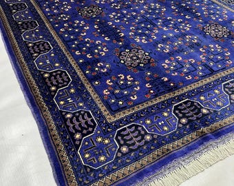 5X7 living room floor carpet afghan handmade area rug, hand-knotted rug, wool turkish design rug, handmade carpet rug, persian quality