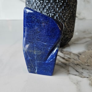 Authentic Free Form Lapis Lazuli, Raw Natural Blue Stone, floors and walls, Free form, large bead, loose gemstones, Calmness, mosaic stone