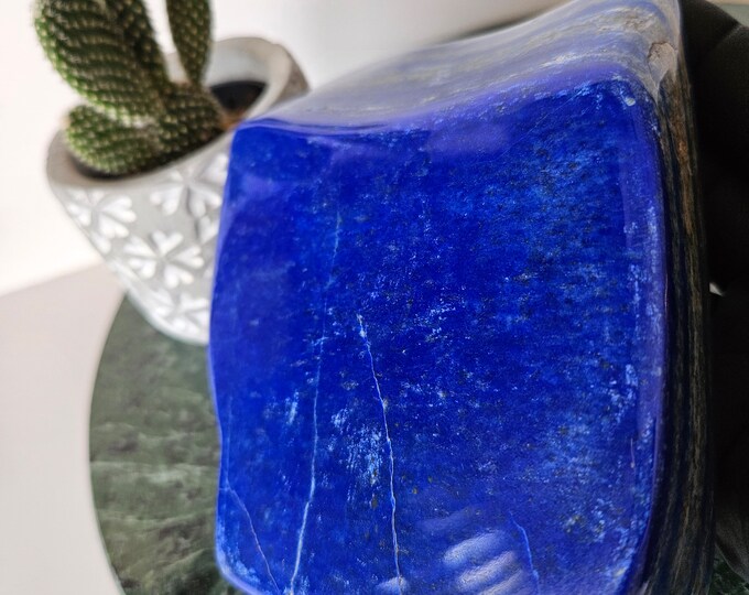 Free Form A+++ Lapis Lazuli , Lapis Freeform, Lapis Lazuli Tumble, polished slab, leadership, Decor, Stability, Desk Accessories, willpower