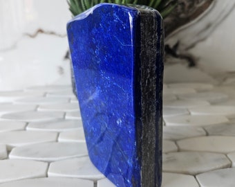 A++ Lapis Lazuli Free Form, Raw Natural Blue Stone, loose stone, Friend Gift, Healing Crystal, High Grade, Succulent, success, Nurturing