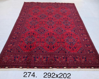 A Piece of Art Extremely Soft to Touch Tightly Knotted Highest Quality Merino Wool Handmade Afghan Rug