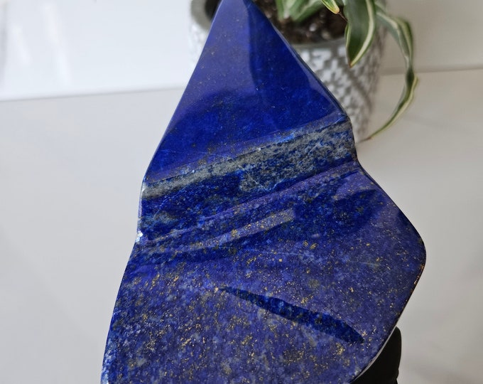 Free Form A+++ Lapis Lazuli , Lapis Freeform, Lapis Lazuli Tumble, polished slab, leadership, Decor, Stability, Desk Accessories, willpower