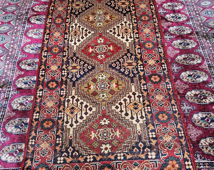 Runner Rug, Afghan rug runner, Hallway Runner,  Kitchen rug,  Bedroom rug, entryway, Persian Runner,  Turkish runner design,  Kazak design