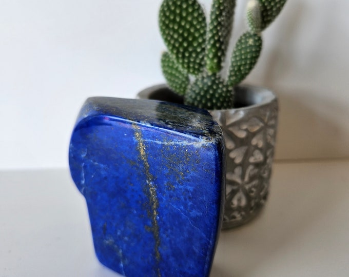 Free Form A+++ Lapis Lazuli , Lapis Freeform, Lapis Lazuli Tumble, polished slab, leadership, Decor, Stability, Desk Accessories, willpower