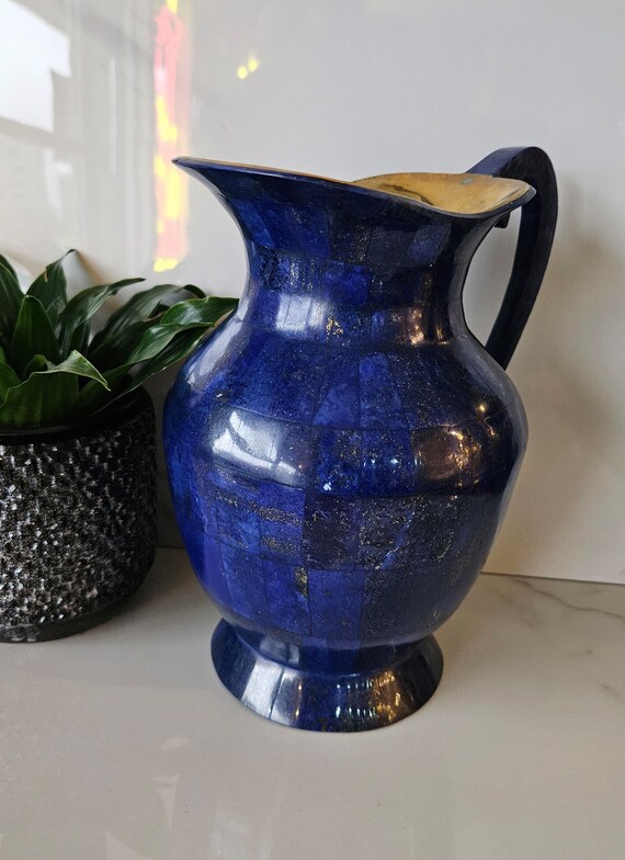 Lapis Lazuli Lapis Lazuli Water Pot Made With High quality Badakhan Lapis Lazuli in Afghanistan Gifts Gift for Her Gift for Him Etsy UK