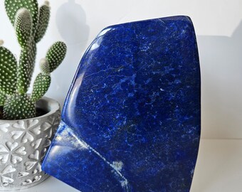 Free Form A+++ Lapis Lazuli , Lapis Freeform, Lapis Lazuli Tumble, polished slab, leadership, Decor, Stability, Desk Accessories, willpower