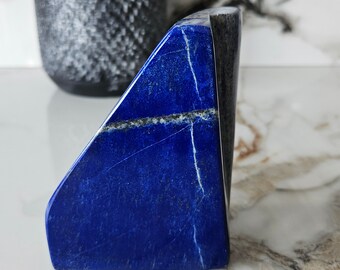 A++ Lapis Lazuli Free Form, Raw Natural Blue Stone, Gift for Mom for Spiritual Healing, Amethyst, Desk Accessories, marble, floors and walls