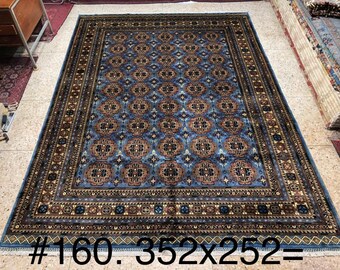 8x11 Extremely High Quality Afghan | Volayati Rug | abstract rug, living room rug, aztec rug, sumac, rustic decor, deco -handmade, washable