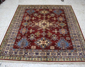 5x7 Feet High Quality Wool Kazak Ziegler Afghan Handmade Rug