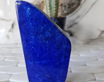 Tumbled Stone A++ Lapis Lazuli Free Form, Raw Natural Blue Stone, Gift for Mom, Authentic Crystal, peace, Anxiety, loose gemstones