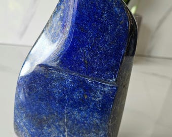 Free Form A++ Lapis Lazuli, Lapis Lazuli pendant, birthday gift, Anxiety, Stone Slice, leadership, Nurturing, energy crystal, Crystal Gifts