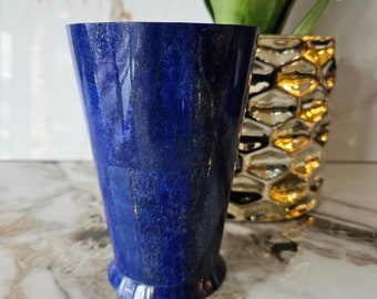 Lapis Vases and Bowles