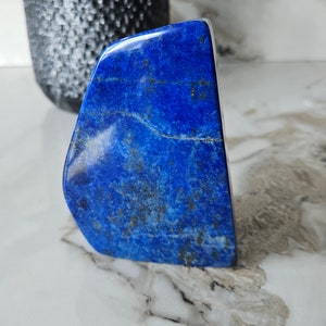 Authentic Free Form Lapis Lazuli, Raw Natural Blue Stone, floors and walls, Free form, large bead, loose gemstones, Calmness, mosaic stone
