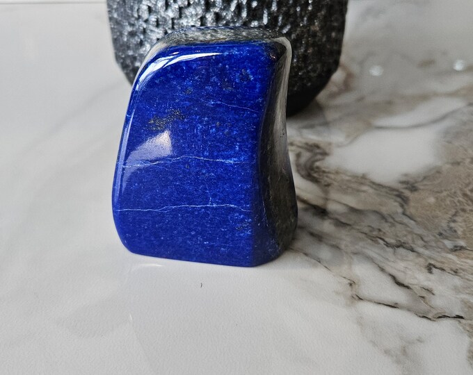 Authentic Free Form Lapis Lazuli, Raw Natural Blue Stone, floors and walls, Free form, large bead, loose gemstones, Calmness, mosaic stone