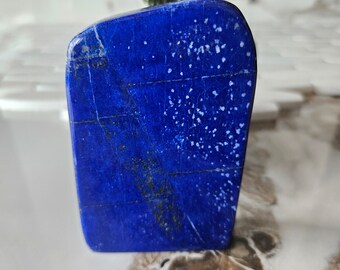 A++ Lapis Lazuli Free Form, Raw Natural Blue Stone, handmade tiles, eliminates nervousness, blue stone, Nurturing, marble, chunky stone