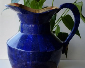 Stunning Lapis Lazuli, Tea pot, Water Pot made in Afghanistan, decor, home decor, gift for her, gift for Mom, gift for him