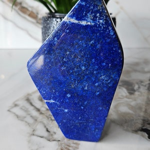 Free Form A++ Lapis Lazuli, Raw Natural Blue Stone, floors and walls, Free form, Medallion, Metaphysical stone, Crystal