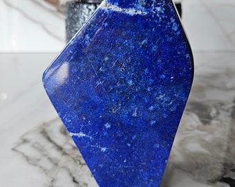 Free Form A++ Lapis Lazuli, Raw Natural Blue Stone, floors and walls, Free form, Medallion, Metaphysical stone, Crystal