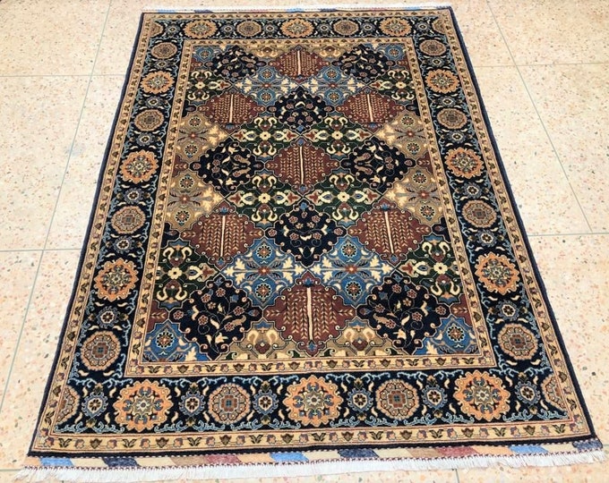 5X7 Ft Volayati handmade rug turkmen afghan Rug, oriental, nursery decor, afghan rug, home decor rug, dusty rose rug, tribal rug bedroom rug