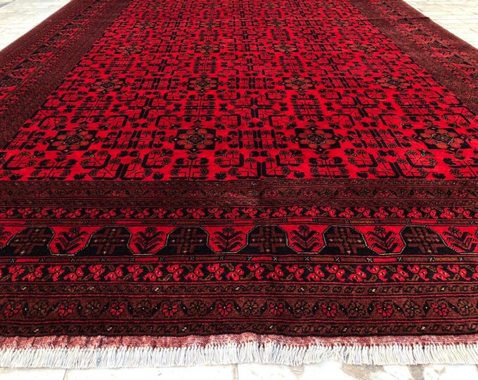 8x11 Ft Khalmohammadi, home decor Afghan Rug