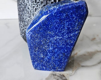 Free Form A++ Lapis Lazuli, Raw Natural Blue Stone, floors and walls, Free form, Medallion, Metaphysical stone, Crystal