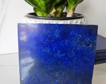 10 x 10 cm Polished Stone Sided Tile | A+++ Lapis Lazuli, Lapis Tiles, Natural Stone Tiles, Traditional Tiles, natural lapis, Mosaic Tesserae