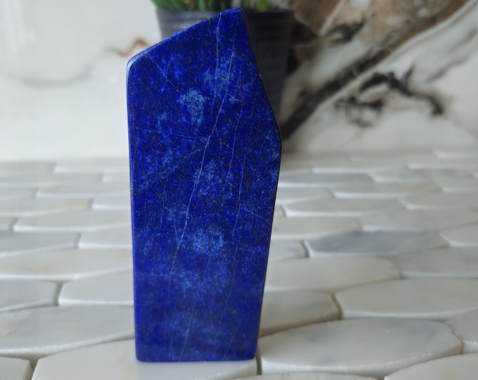 Tumbled Stone A++ Lapis Lazuli Free Form, Raw Natural Blue Stone, manifestation, Blue Aventurine, Crystal Towers, Lapis Lazuli pendant