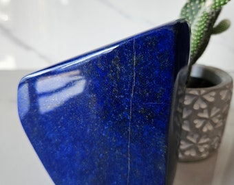 Free Form A+++ Lapis Lazuli , Lapis Freeform, Lapis Lazuli Tumble, polished slab, leadership, Decor, Stability, Desk Accessories, willpower