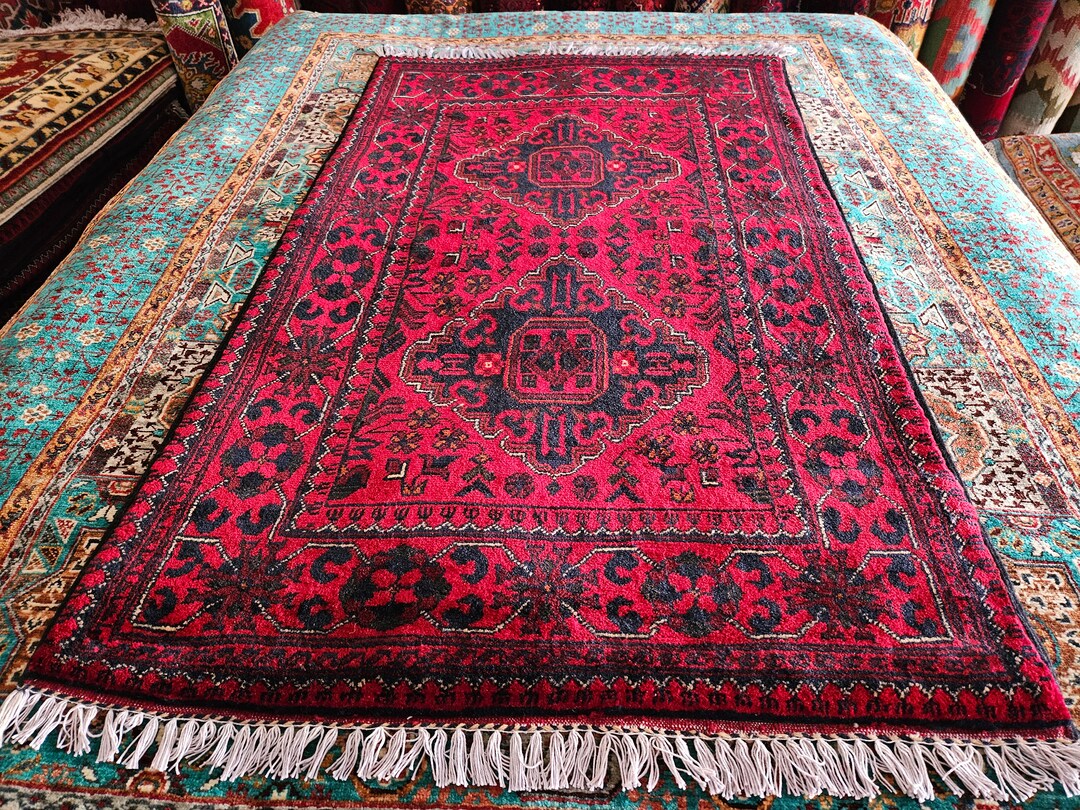 Keneipp Small Rug Small Afghan Rug, Office Rug, Kitchen Rug, Nomadic Rug, Jute Rug ...