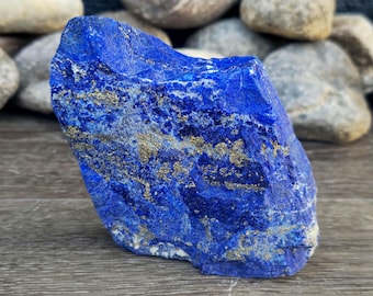 Afghan Lapis Lazuli Rough Stone | 363g Raw Blue Crystal Specimen