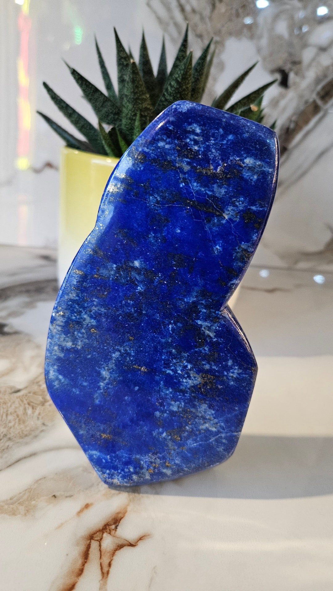 Free Form A+ Lapis Lazuli, Freeform, Polished Tumble, Chunky Stone - Etsy