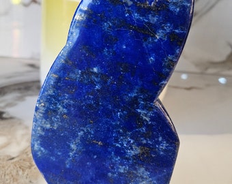 Free Form A+ Lapis Lazuli, Freeform, Polished Tumble, chunky stone